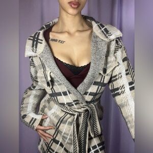 By Design Preppy Cardigan Jacket Womens Size L Cozy Warm Winter Office Siren